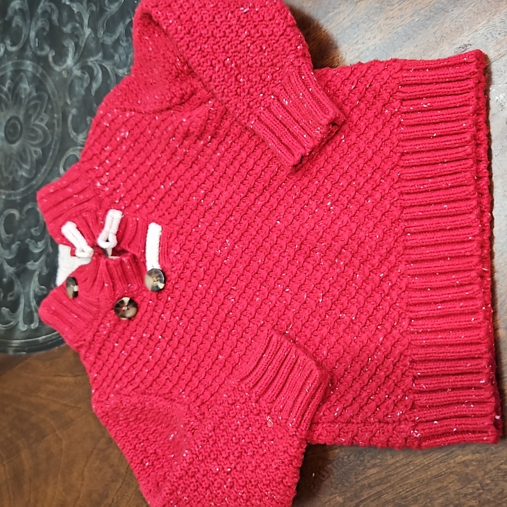 Red Pullover Sweater unisex